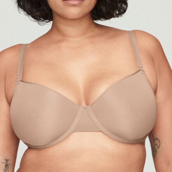 CUUP The Demi Bra 2 Piece Black and Taupe Size 32G - Picture 2 of 9